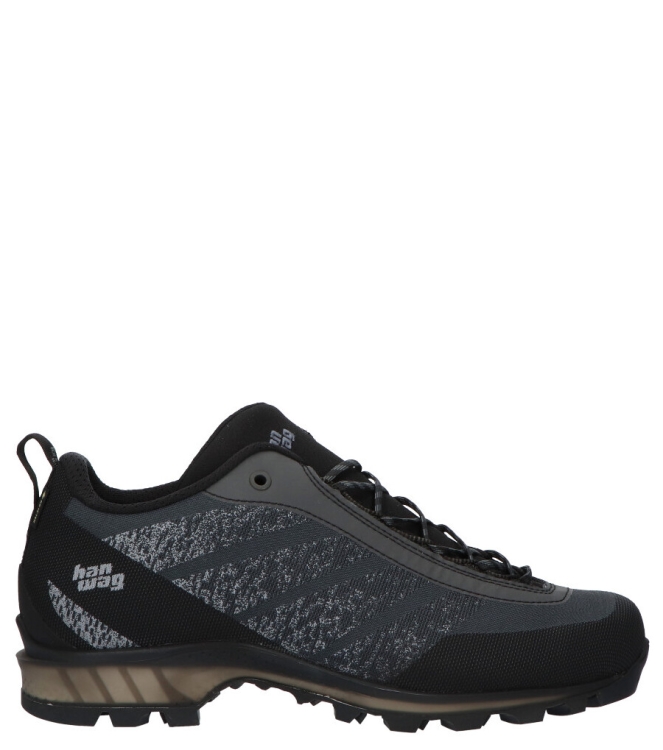 Hanwag wandelschoen <span>100300-064012 Ferrata light low GTX</span> 100300-064012 Ferrata light low GTX zwart - www.bremmerschoenen.info - Bremmer Schoenen