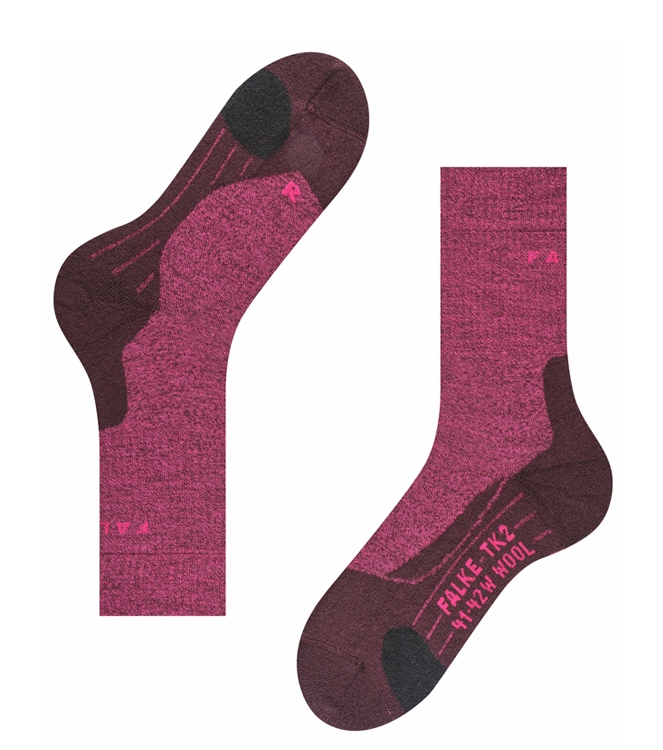 Falke Falke Trekking <span>16395 8593 TK2 Wool</span> berry Falke Trekking <span>16395 8593 TK2 Wool</span> 16395 8593 TK2 Wool rose - www.bremmerschoenen.info - Bremmer Schoenen
