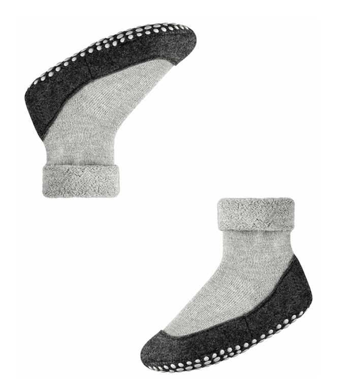 Falke Falke Cosyshoe <span>10560 3400 Cosyshoe</span> Light Grey Falke Cosyshoe <span>10560 3400 Cosyshoe</span> 10560 3400 Cosyshoe grijs - www.bremmerschoenen.info - Bremmer Schoenen