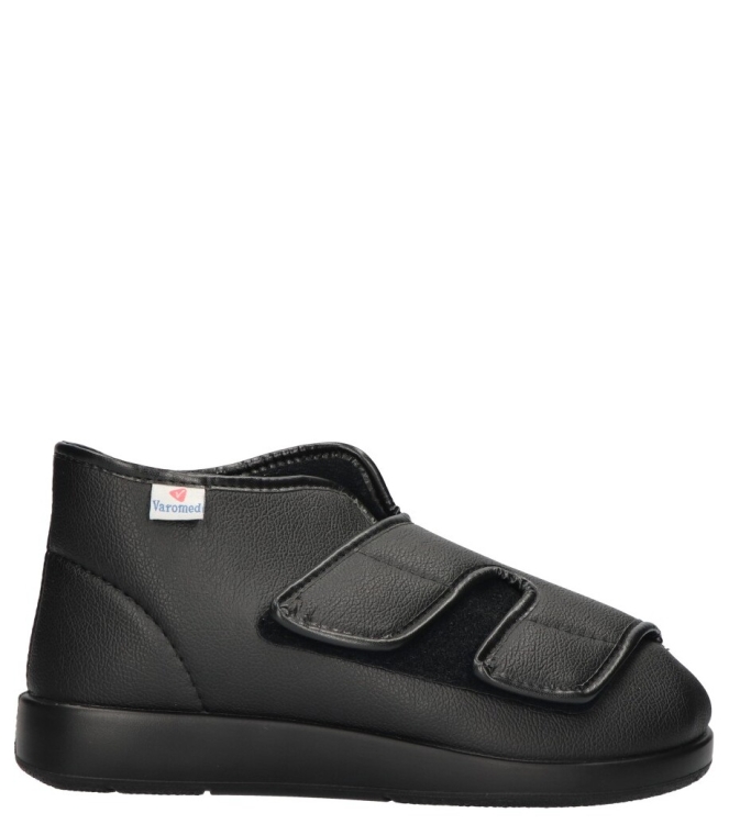 Varomed verbandpantoffel <span>60924.60 London Laag</span> 60924.60 London Laag zwart - www.bremmerschoenen.info - Bremmer Schoenen
