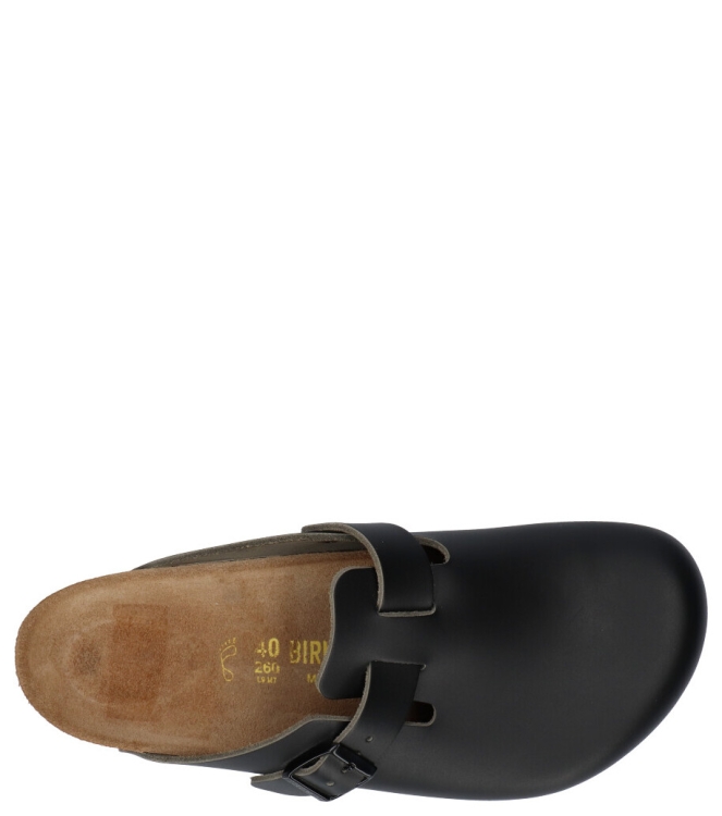 BIRKENSTOCK SLIPPER <span>0060191 BOSTON</span> 0060191 BOSTON zwart - www.bremmerschoenen.info - Bremmer Schoenen