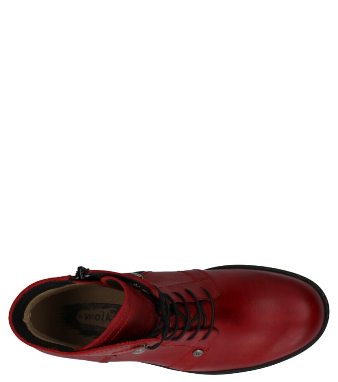 Wolky Wolky veterboot <span>0126030.505</span> 505 Dark-red Wolky veterboot <span>0126030.505</span> 0126030.505 rood - www.bremmerschoenen.info - Bremmer Schoenen