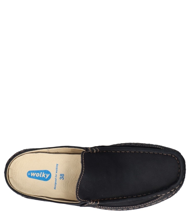 Wolky Wolky Slipper <span>0620211 800 Roll Slide</span> 800 Blue Wolky Slipper <span>0620211 800 Roll Slide</span> 0620211 800 Roll Slide blauw - www.bremmerschoenen.info - Bremmer Schoenen
