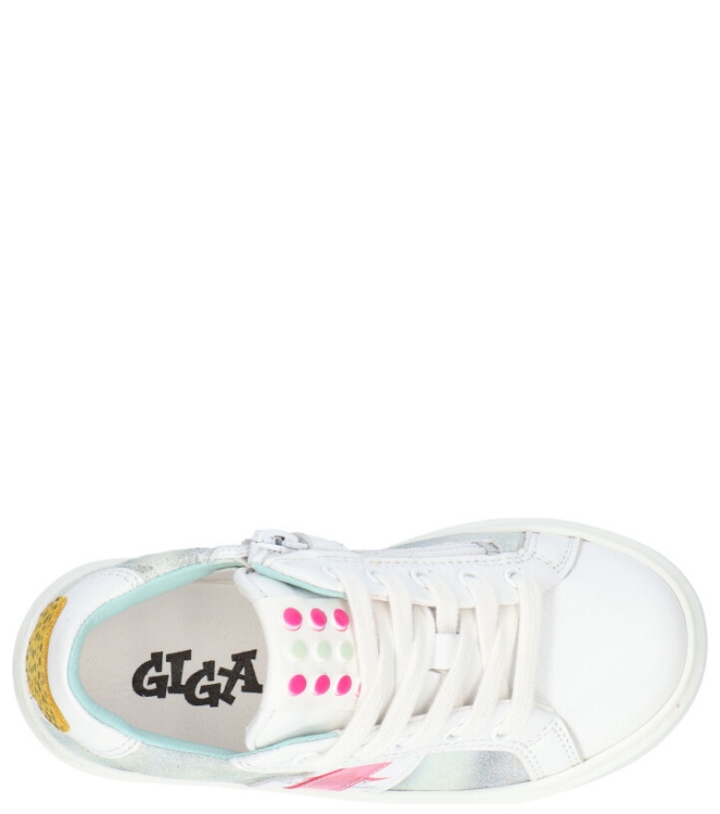 Giga Giga sneaker <span>G3702 A11H28</span> A11H28 velv. white/ acquar. deep em Giga sneaker <span>G3702 A11H28</span> G3702 A11H28 wit - www.bremmerschoenen.info - Bremmer Schoenen