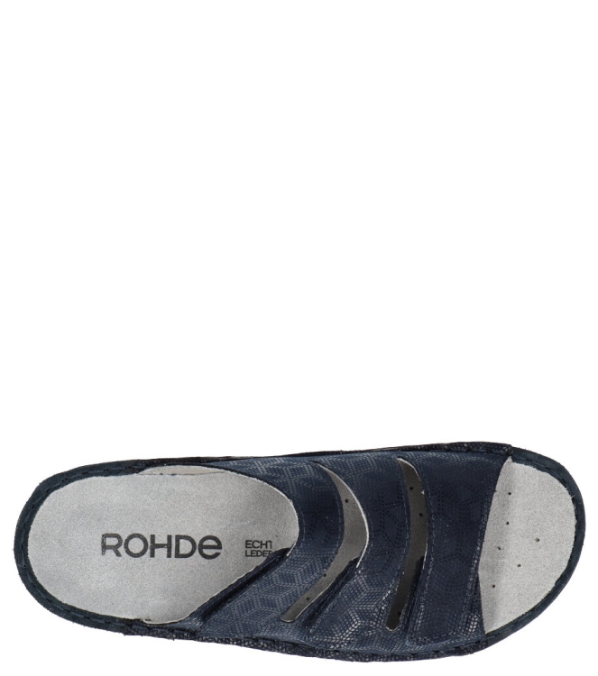 Rohde Rohde slipper <span>5772 56</span> 56 ocean Rohde slipper <span>5772 56</span> 5772 56 blauw - www.bremmerschoenen.info - Bremmer Schoenen
