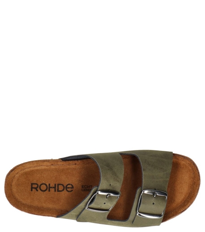 Rohde Rohde slipper <span>5856 61</span> 61 olive Rohde slipper <span>5856 61</span> 5856 61 groen - www.bremmerschoenen.info - Bremmer Schoenen
