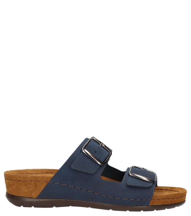 Rohde Rohde slipper <span>5856 56</span> 56 ocean Rohde slipper <span>5856 56</span> 5856 56 blauw - www.bremmerschoenen.info - Bremmer Schoenen