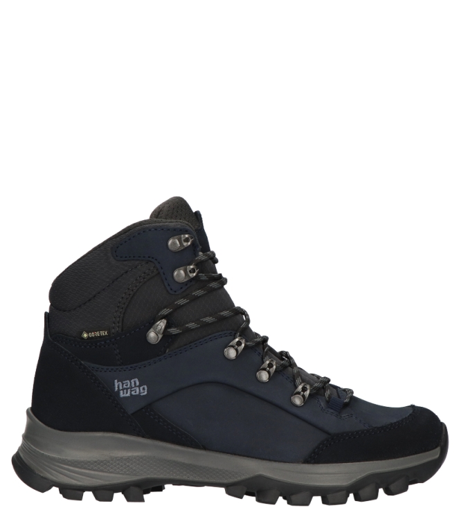 Hanwag Wandelschoen <span>203201-007064 Banks Narrow Lady GTX</span> 203201-007064 Banks Narrow Lady GTX blauw - www.bremmerschoenen.info - Bremmer Schoenen