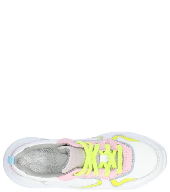 Twins Twins sneaker <span>321157 500</span> white/pink 500 Twins sneaker <span>321157 500</span> 321157 500 wit - www.bremmerschoenen.info - Bremmer Schoenen