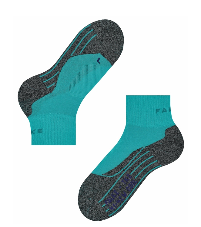Falke Falke Trekking <span>16155 6536 TK2 Cool Short</span> Peacock blue Falke Trekking <span>16155 6536 TK2 Cool Short</span> 16155 6536 TK2 Cool Short blauw - www.bremmerschoenen.info - Bremmer Schoenen