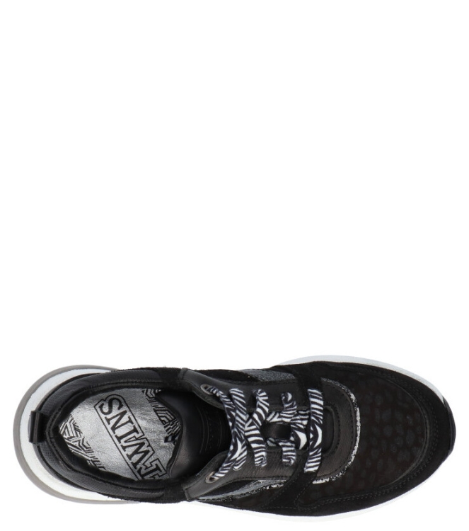 Twins Twins Sneaker <span>321662 589</span> 589 Black Twins Sneaker <span>321662 589</span> 321662 589 zwart - www.bremmerschoenen.info - Bremmer Schoenen