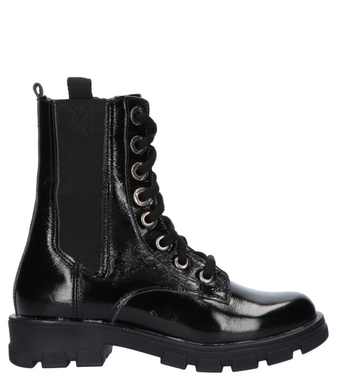 Twins Twins Veterboot <span>321675 689</span> 689 Black Patent Twins Veterboot <span>321675 689</span> 321675 689 zwart - www.bremmerschoenen.info - Bremmer Schoenen