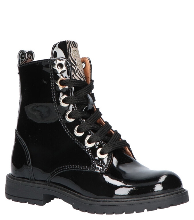 Develab Develab veterboot <span>42132 925</span> 925 Black Patent Develab veterboot <span>42132 925</span> 42132 925 zwart - www.bremmerschoenen.info - Bremmer Schoenen
