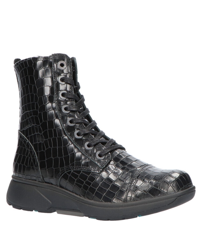 Xsensible Xsensible Veterboot <span>30203.3.093 Riga HX</span> 093 Black Croco Xsensible Veterboot <span>30203.3.093 Riga HX</span> 30203.3.093 Riga HX zwart - www.bremmerschoenen.info - Bremmer Schoenen