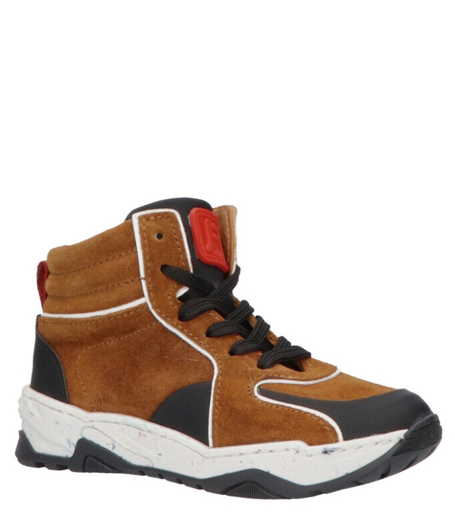 Jochie-Freaks sneaker <span>JF-21466 860</span> JF-21466 860 cognac - www.bremmerschoenen.info - Bremmer Schoenen