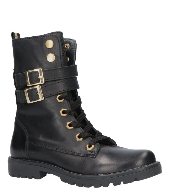 Jochie Jochie-Freaks veterboot <span>JF-21596 200</span> Black Jochie-Freaks veterboot <span>JF-21596 200</span> JF-21596 200 zwart - www.bremmerschoenen.info - Bremmer Schoenen
