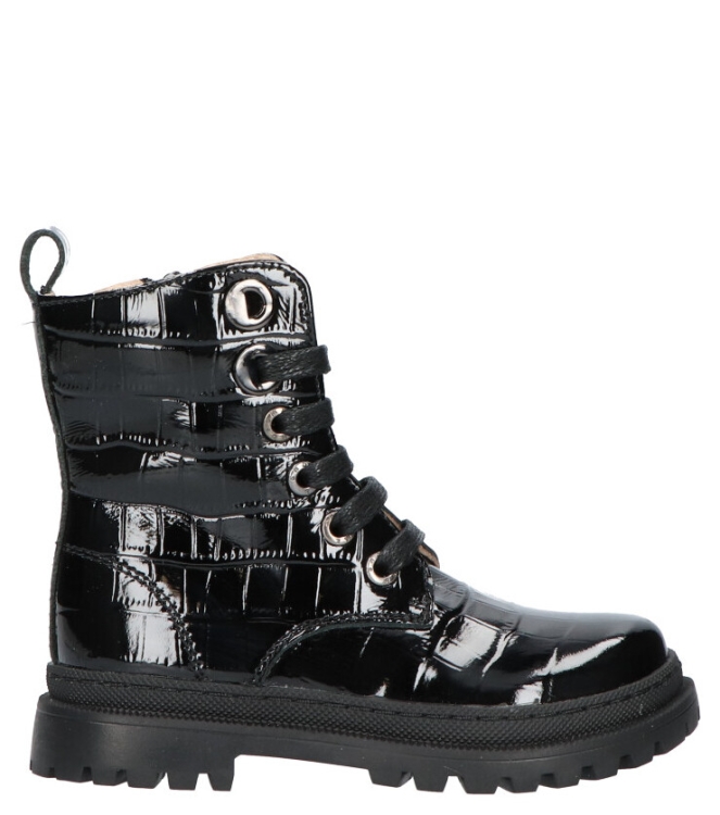 Shoesme Shoesme veterboot <span>NT21W005-B</span> Shiny Black Shoesme veterboot <span>NT21W005-B</span> NT21W005-B zwart - www.bremmerschoenen.info - Bremmer Schoenen