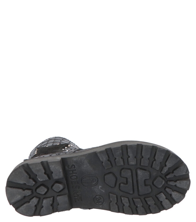 Shoesme Shoesme veterboot <span>TA21W024-C</span> BLACK CROCO Shoesme veterboot <span>TA21W024-C</span> TA21W024-C zwart - www.bremmerschoenen.info - Bremmer Schoenen