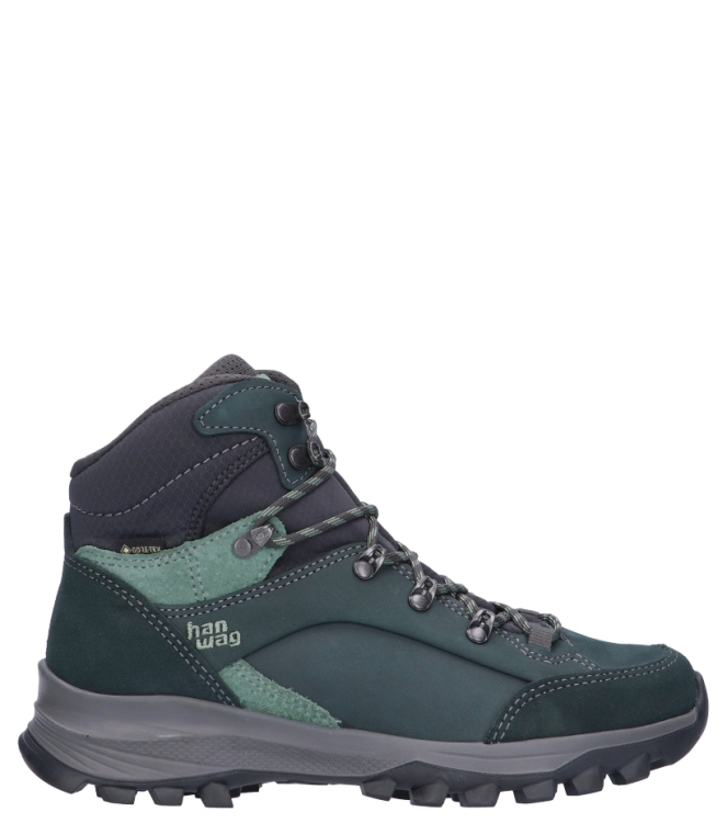 Hanwag Wandelschoen <span>203001-492494 Banks Lady GTX</span> 203001-492494 Banks Lady GTX groen - www.bremmerschoenen.info - Bremmer Schoenen