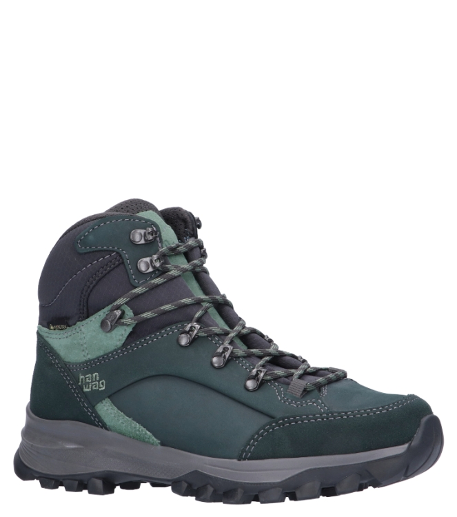 Hanwag Wandelschoen <span>203001-492494 Banks Lady GTX</span> 203001-492494 Banks Lady GTX groen - www.bremmerschoenen.info - Bremmer Schoenen