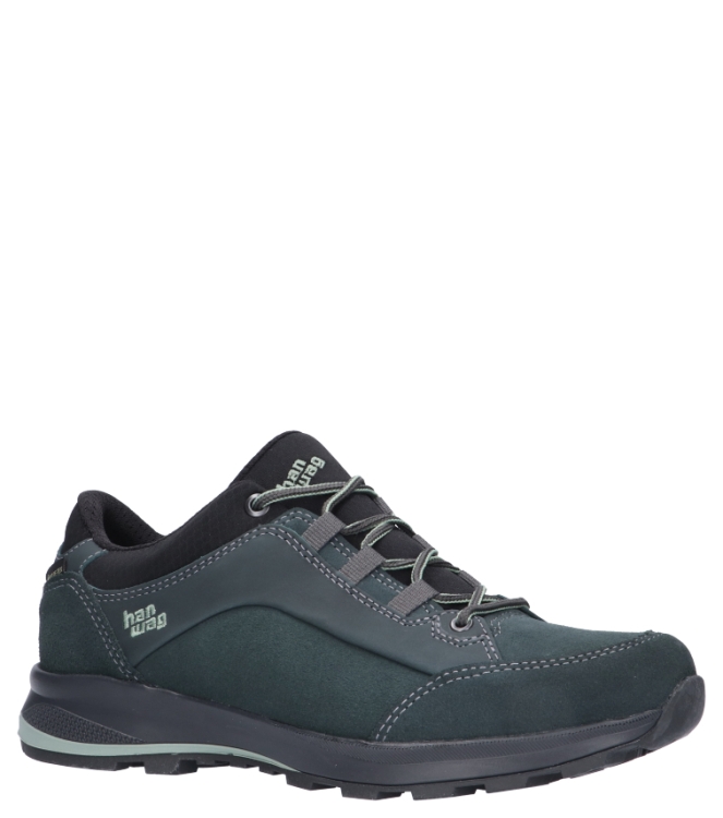 Hanwag Wandelschoen <span>203501-492494 Banks Low Lady GTX</span> 203501-492494 Banks Low Lady GTX groen - www.bremmerschoenen.info - Bremmer Schoenen