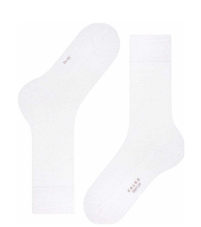 Falke Family <span>14657 2000 Family sokken</span> 14657 2000 Family sokken wit - www.bremmerschoenen.info - Bremmer Schoenen