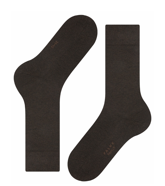Falke Falke Family <span>14657 5450 Family sokken</span> Dark Brown Falke Family <span>14657 5450 Family sokken</span> 14657 5450 Family sokken bruin - www.bremmerschoenen.info - Bremmer Schoenen