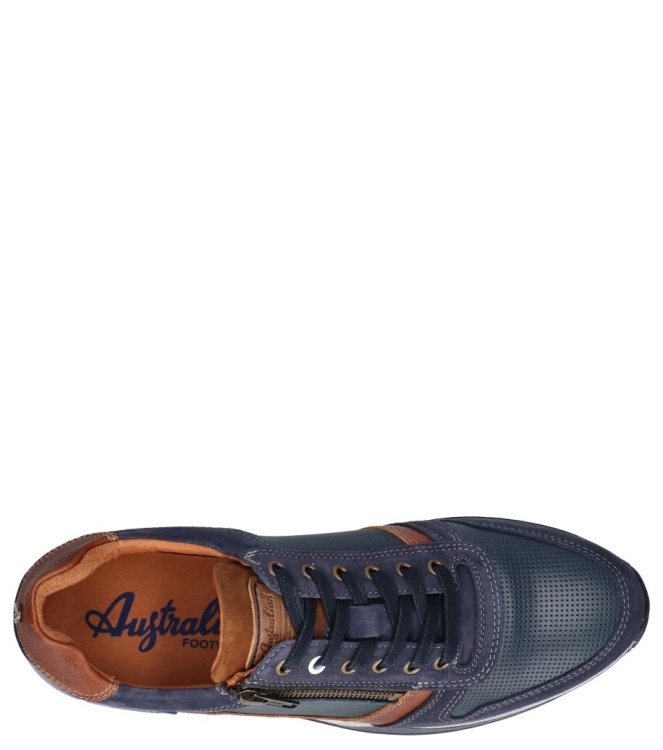 Australian Australian sneaker <span>15.1473.03 SIP Browning</span> Ocean blue cognac Australian sneaker <span>15.1473.03 SIP Browning</span> 15.1473.03 SIP Browning blauw - www.bremmerschoenen.info - Bremmer Schoenen