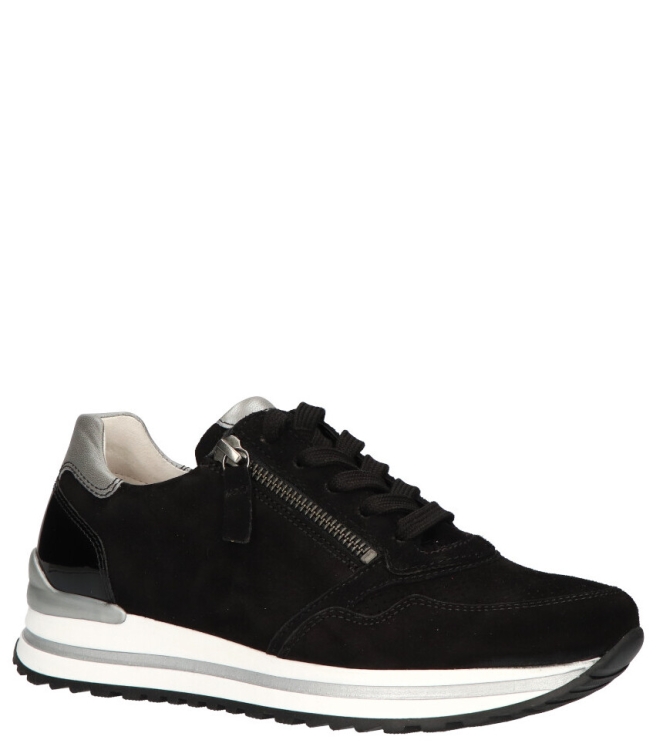 Gabor Gabor sneaker <span>06.528.87</span> 87 schwarz/grey(perf) Gabor sneaker <span>06.528.87</span> 06.528.87 zwart - www.bremmerschoenen.info - Bremmer Schoenen