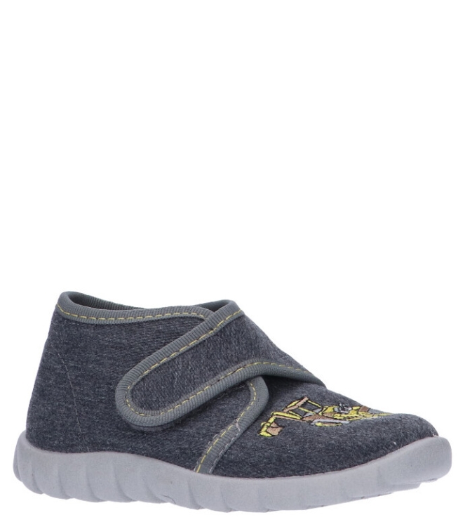 Fischer Fischer kinderpantoffel <span>611545-603</span> 603 asphalt Fischer kinderpantoffel <span>611545-603</span> 611545-603 grijs - www.bremmerschoenen.info - Bremmer Schoenen