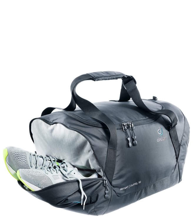 Deuter Deuter weekendtas <span>DR3520120-7000 Aviant Duffel 50</span> Black Deuter weekendtas <span>DR3520120-7000 Aviant Duffel 50</span> DR3520120-7000 Aviant Duffel 50 zwart - www.bremmerschoenen.info - Bremmer Schoenen
