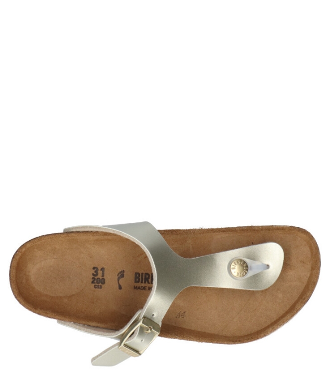 Birkenstock Birkenstock slipper <span>1015593 Gizeh</span> Electric metallic gold Birkenstock slipper <span>1015593 Gizeh</span> 1015593 Gizeh goud - www.bremmerschoenen.info - Bremmer Schoenen