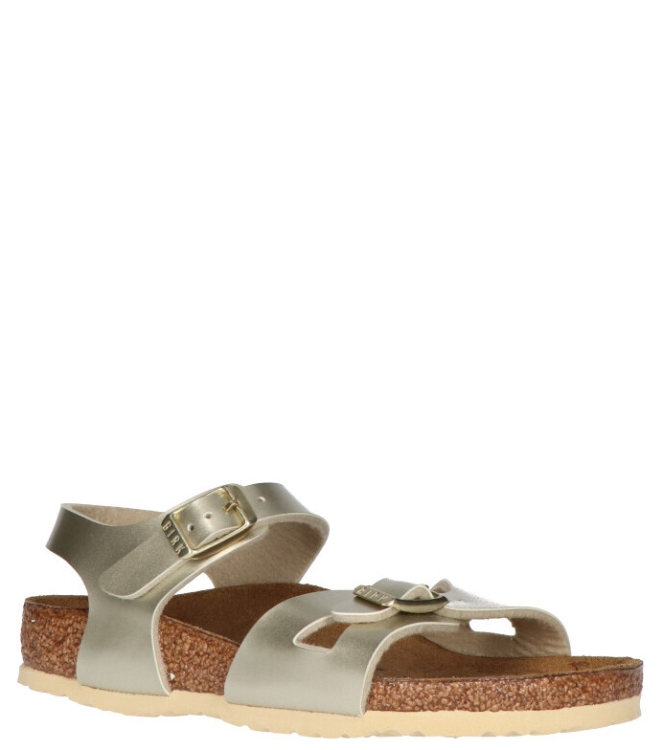 Birkenstock Birkenstock sandaal <span>1014829 Rio Kids BF</span> Electric metallic gold Birkenstock sandaal <span>1014829 Rio Kids BF</span> 1014829 Rio Kids BF goud - www.bremmerschoenen.info - Bremmer Schoenen