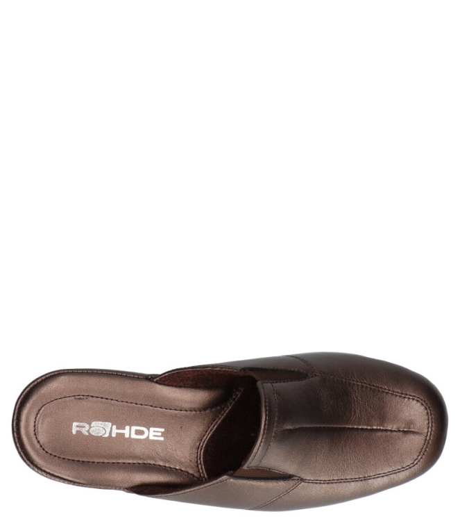 Rohde pantoffel <span>6142 77</span> 6142 77 brons - www.bremmerschoenen.info - Bremmer Schoenen