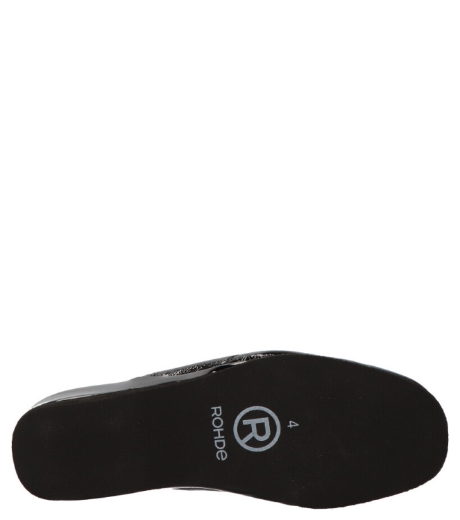 Rohde Rohde pantoffel <span>6142 91</span> Schwarz/ Lack Rohde pantoffel <span>6142 91</span> 6142 91 zwart - www.bremmerschoenen.info - Bremmer Schoenen