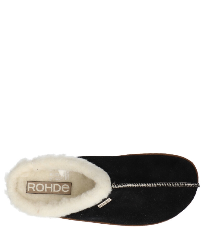 Rohde Rohde pantoffel <span>6125 90</span> Black Rohde pantoffel <span>6125 90</span> 6125 90 zwart - www.bremmerschoenen.info - Bremmer Schoenen