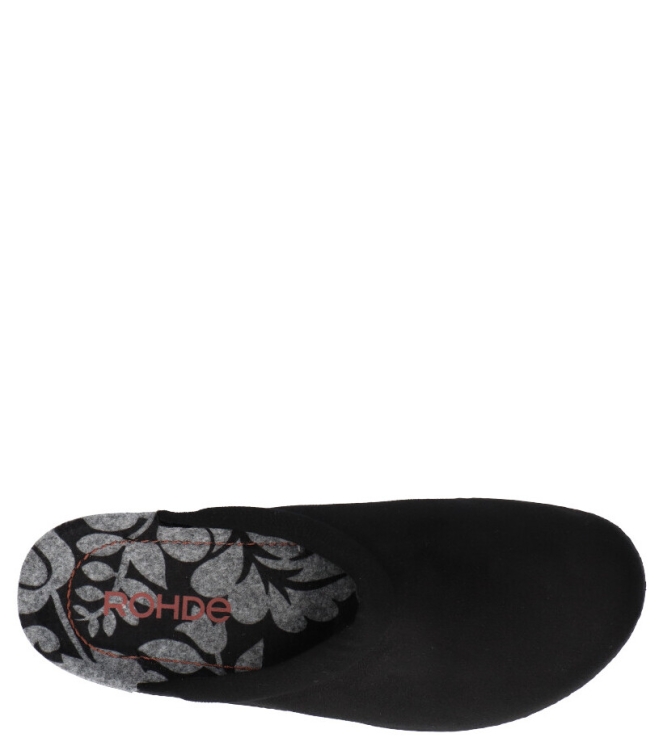 Rohde Rohde pantoffel <span>2291 90</span> Black Rohde pantoffel <span>2291 90</span> 2291 90 zwart - www.bremmerschoenen.info - Bremmer Schoenen