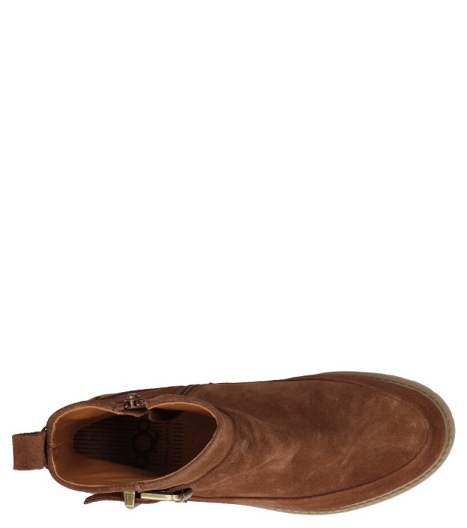 Aqa Aqa Enkellaars <span>A8220 D26</span> D26 velour brandy Aqa Enkellaars <span>A8220 D26</span> A8220 D26 cognac - www.bremmerschoenen.info - Bremmer Schoenen