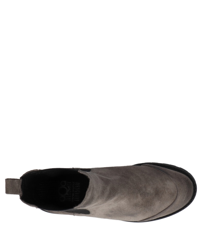 Aqa Aqa chelseaboot <span>A8223 D25</span> D25 velour moonless night Aqa chelseaboot <span>A8223 D25</span> A8223 D25 grijs - www.bremmerschoenen.info - Bremmer Schoenen