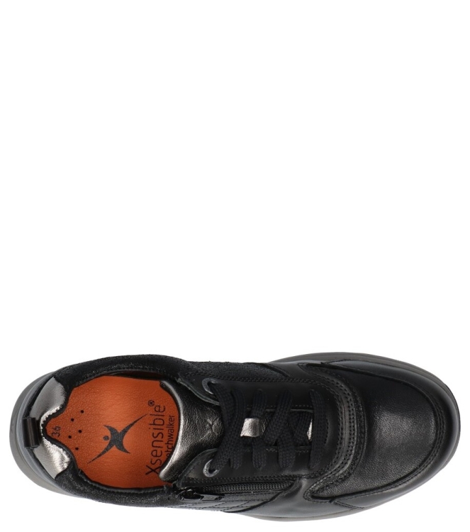 Xsensible Xsensible sneaker <span>30217.3 050 Arona HX</span> 050 Black / Silver Xsensible sneaker <span>30217.3 050 Arona HX</span> 30217.3 050 Arona HX zwart - www.bremmerschoenen.info - Bremmer Schoenen