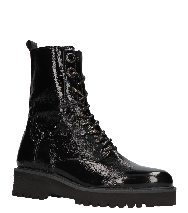 Piedi Nudi Piedi Nudi veterboot <span>2702-02.03PN</span> Black patent Piedi Nudi veterboot <span>2702-02.03PN</span> 2702-02.03PN zwart - www.bremmerschoenen.info - Bremmer Schoenen