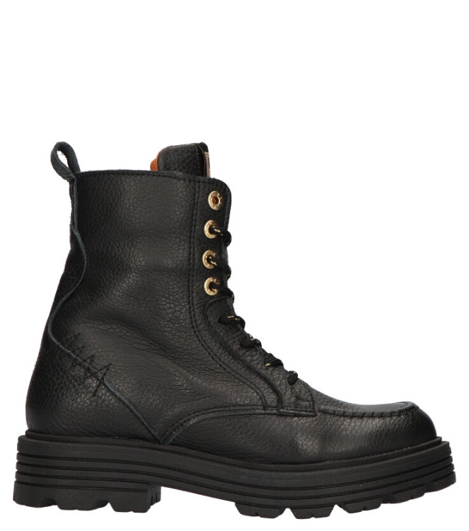 Red-Rag Red Rag veterboot <span>12400 922</span> 922 Black Nappa Red Rag veterboot <span>12400 922</span> 12400 922 zwart - www.bremmerschoenen.info - Bremmer Schoenen