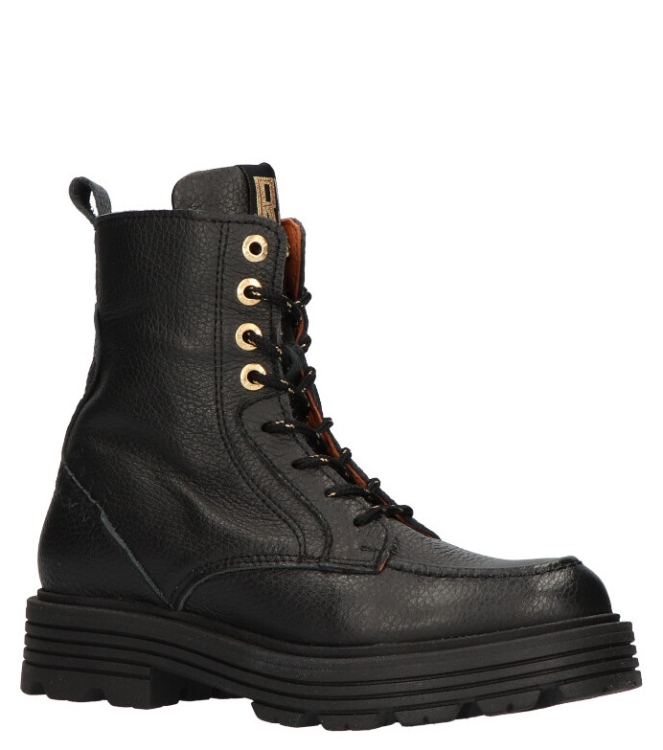 Red-Rag Red Rag veterboot <span>12400 922</span> 922 Black Nappa Red Rag veterboot <span>12400 922</span> 12400 922 zwart - www.bremmerschoenen.info - Bremmer Schoenen