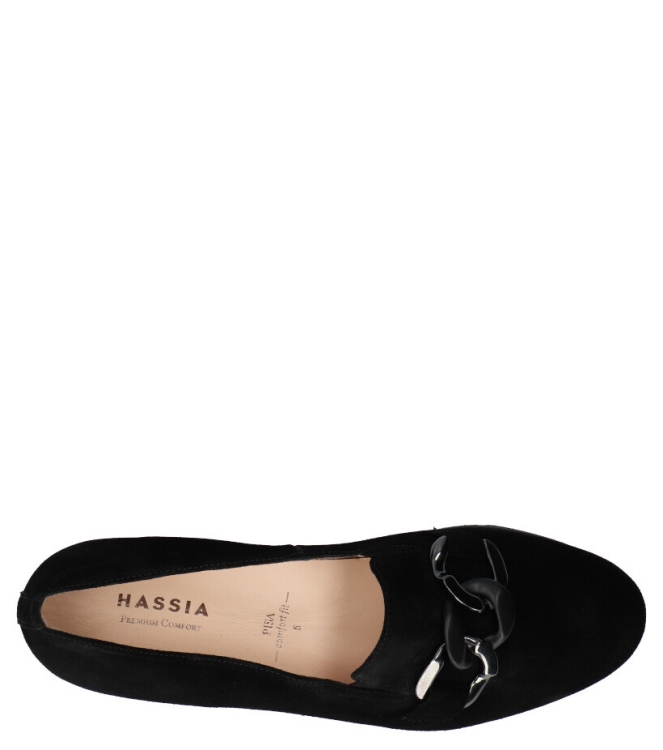 Hassia instapper <span>301537 0100 Pisa</span> 301537 0100 Pisa zwart - www.bremmerschoenen.info - Bremmer Schoenen