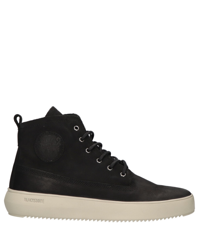 Blackstone sneaker <span>YG-26 Asphalt</span> YG-26 Asphalt zwart - www.bremmerschoenen.info - Bremmer Schoenen