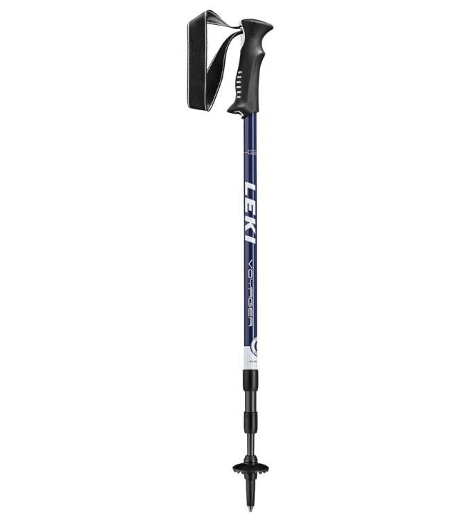 Leki Leki outdoorstok <span>LT65020171 Voyager</span> White/ Dark blue Leki outdoorstok <span>LT65020171 Voyager</span> LT65020171 Voyager blauw - www.bremmerschoenen.info - Bremmer Schoenen