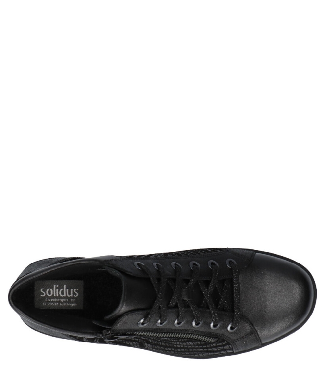 Solidus Solidus sneaker <span>29007 00999 Kate</span> 00999 VITELLO/GLAMOUR/SHAPE schwarz Solidus sneaker <span>29007 00999 Kate</span> 29007 00999 Kate zwart - www.bremmerschoenen.info - Bremmer Schoenen