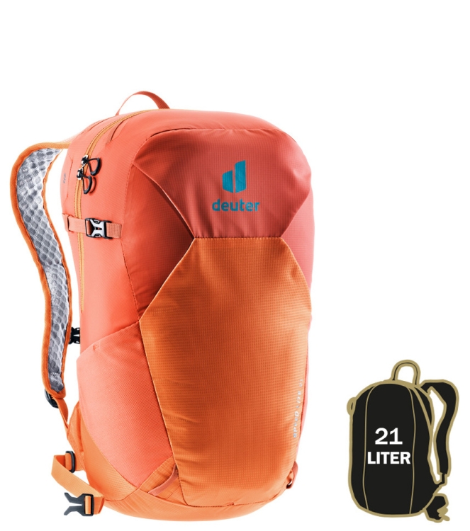 Deuter Deuter rugtas <span>DR3410222-9906 Speed Lite 21</span> Paprika/ Saffron Deuter rugtas <span>DR3410222-9906 Speed Lite 21</span> DR3410222-9906 Speed Lite 21 oranje - www.bremmerschoenen.info - Bremmer Schoenen
