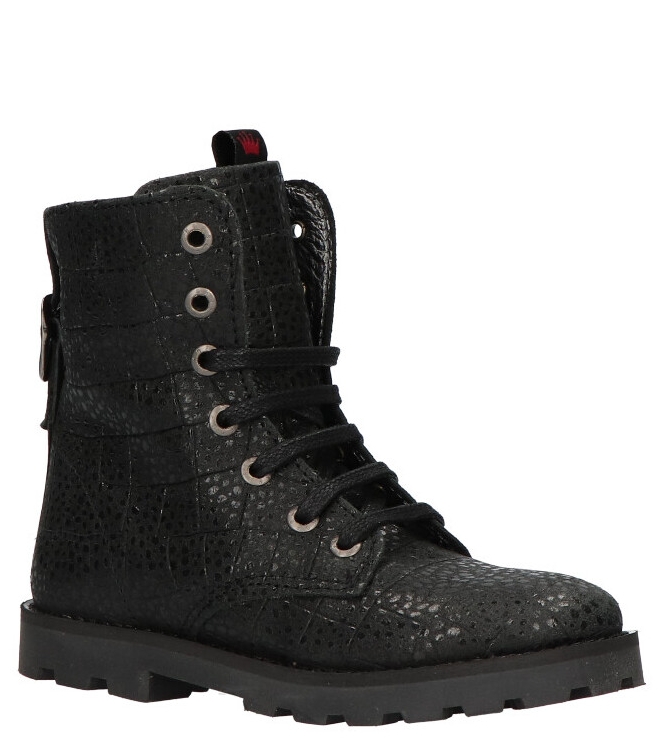 Shoesme Shoesme veterboot <span>TA22W014-A</span> A black Shoesme veterboot <span>TA22W014-A</span> TA22W014-A zwart - www.bremmerschoenen.info - Bremmer Schoenen