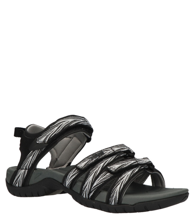Teva Teva sandaal <span>4266-PBKW Tirra</span> Palms black white Teva sandaal <span>4266-PBKW Tirra</span> 4266-PBKW Tirra zwart - www.bremmerschoenen.info - Bremmer Schoenen